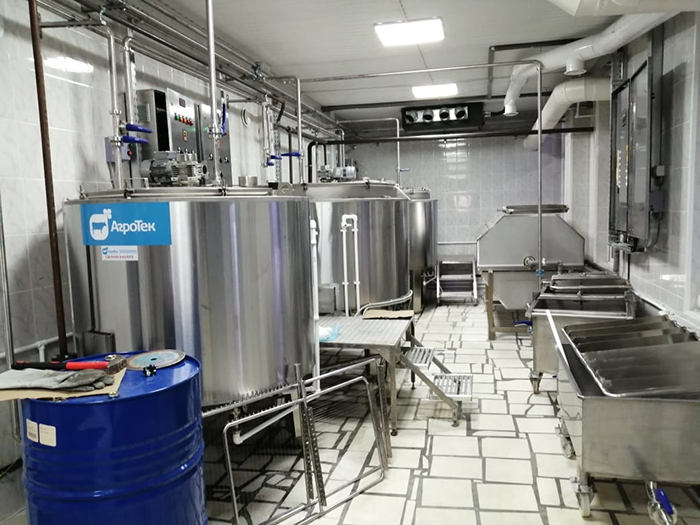 Launch of a milk processing workshop in Ufa